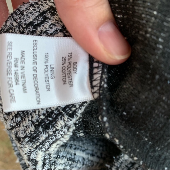 Robbie Bee Petite Black / White Cowl Neck Dress S - Picture 14 of 15